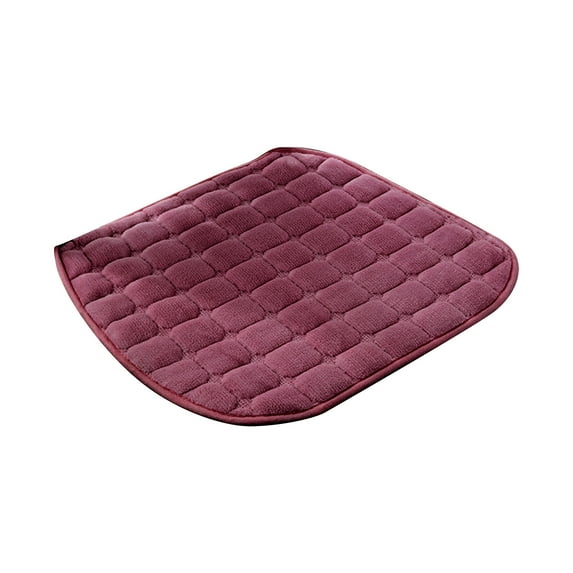 Eguiwyn Cushion Cushion Super Soft And Comfortable Chair Cushion with Fixed Rope Non Slip Winter Warm Seat Cushion Comfortable Dining Chair Cushion Suitable for Home Office Patio Dormitory Wine