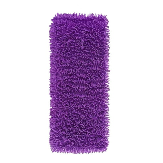 Eguiwyn Heavy Duty Microfiber Mop Pads, Reusable Washable Floor Cleaning Cloths for Wet and Dry Mopping, Multi-Surface Use on Tile, Hardwood, Laminate Floors, Purple