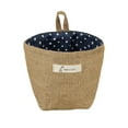 thumbnail image 1 of Eguiwyn Home Textile, Desktop Storage Box Container Bedside Cabinet Storage Bag Pocket Box Flower Pot Storage Bucket Blue A, 1 of 2