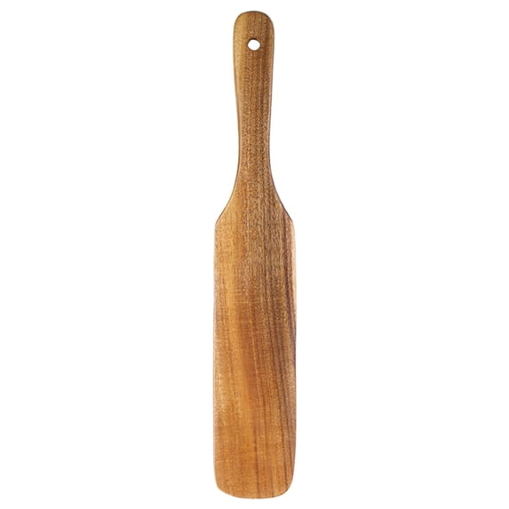 Eguiwyn Long Wooden Spatula for Baking, Cooking & Mixing - Dough Blender, Non-Stick Stirring & Scooping Utensil for Kitchen, Wooden Jam & Butter Knife, Large Shovel,34*6.5cm