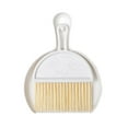 thumbnail image 1 of Eguiwyn Mini Dustpan and Brush Set, Small Broom and Dustpan Set Dust Pan and Mini Hand Broom Dustpan and Broom Combo Compact for Home Table Keyboards Sofa Kitchen Pets, White & Gray, 1 of 2