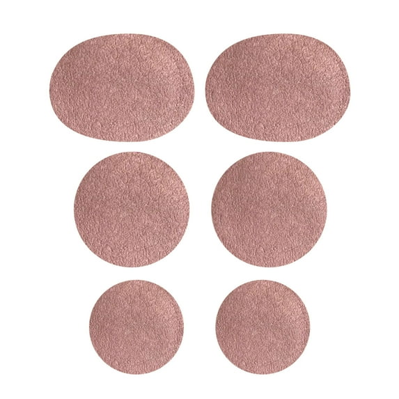 Eguiwyn Patch Stickers Heel Hole Repair Sticker 3 Pairs Self Adhesive Shoe Hole Patch Sticker Shoe Hole Repair Patch Sticker for Sneakers Leather Shoes High Heels E