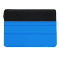 thumbnail image 1 of Eguiwyn Scraper Squeegee Blue Plastic Felt Edge Squeegee Car Vinyl Wrap Application Tool Scraper Decal Blue, 1 of 1