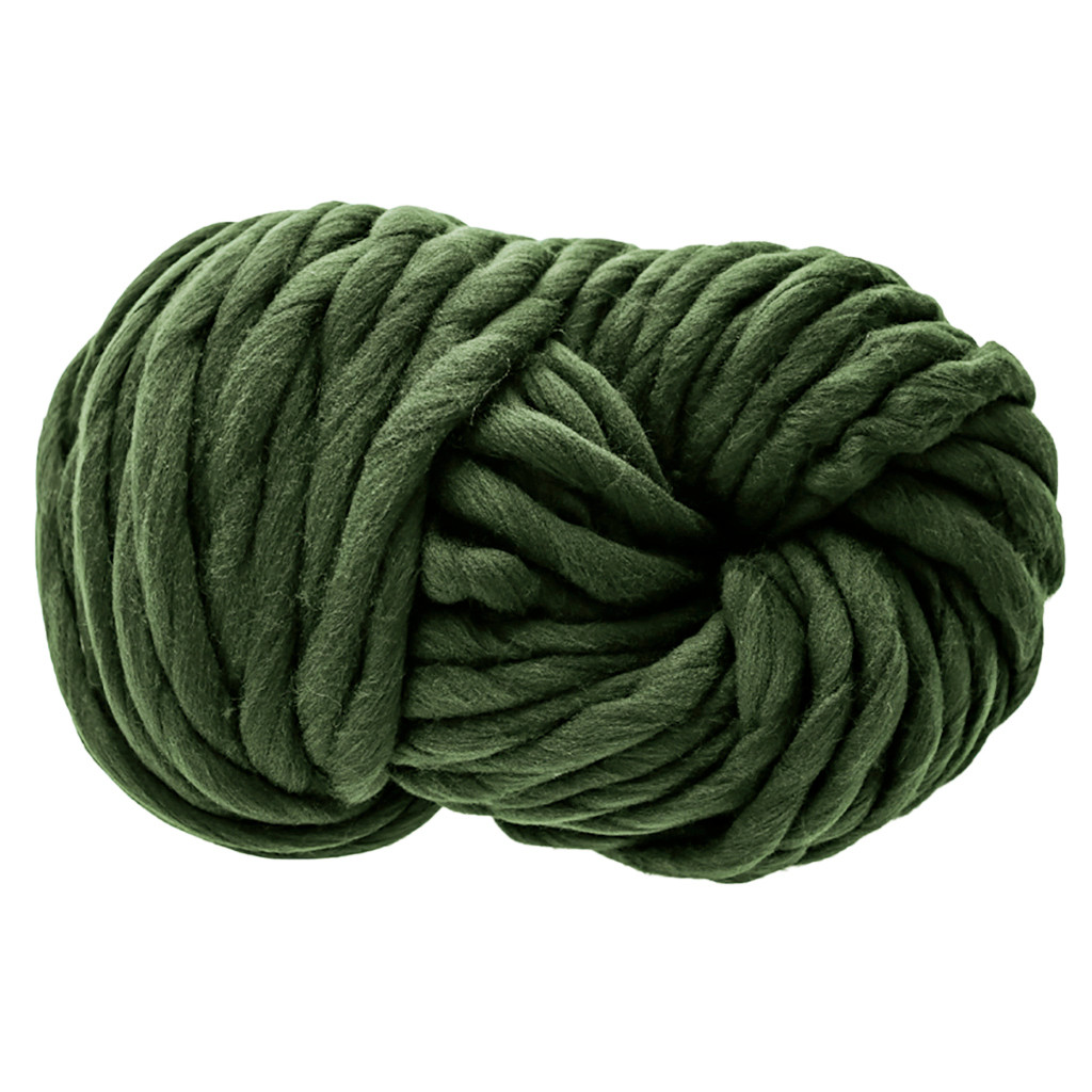 Eguiwyn The Scarf Chunky Soft Wool Yarn Scarf Knit Thickness Warm Hat