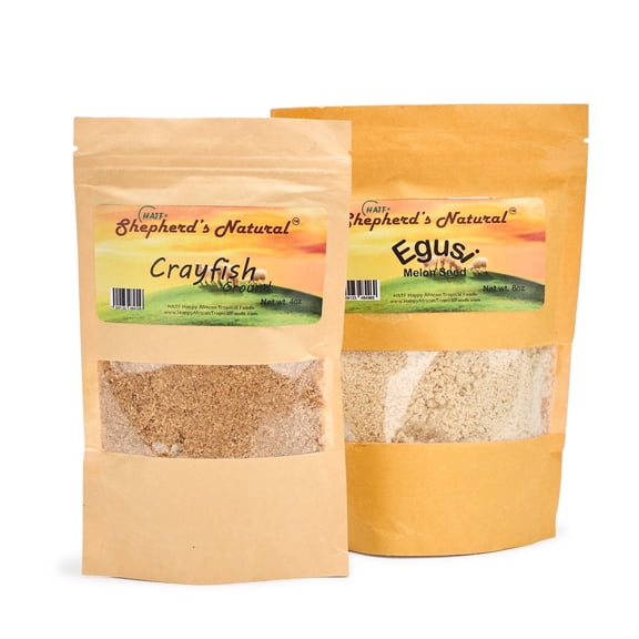 HATF'S SHEPHERD'S NATURAL Egusi and Crayfish Ground, Combo, Save $3