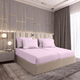thumbnail image 1 of Egylin 800 TC 100% Egyptian Cotton 5 Pieces Split Sheets Sets for Adjustable beds Sheet Fits Upto 15" Deep Pocket , 1 Flat Sheet 2 Fitted Sheet and 2 Pillowcase ( Pink , California King ), 1 of 5