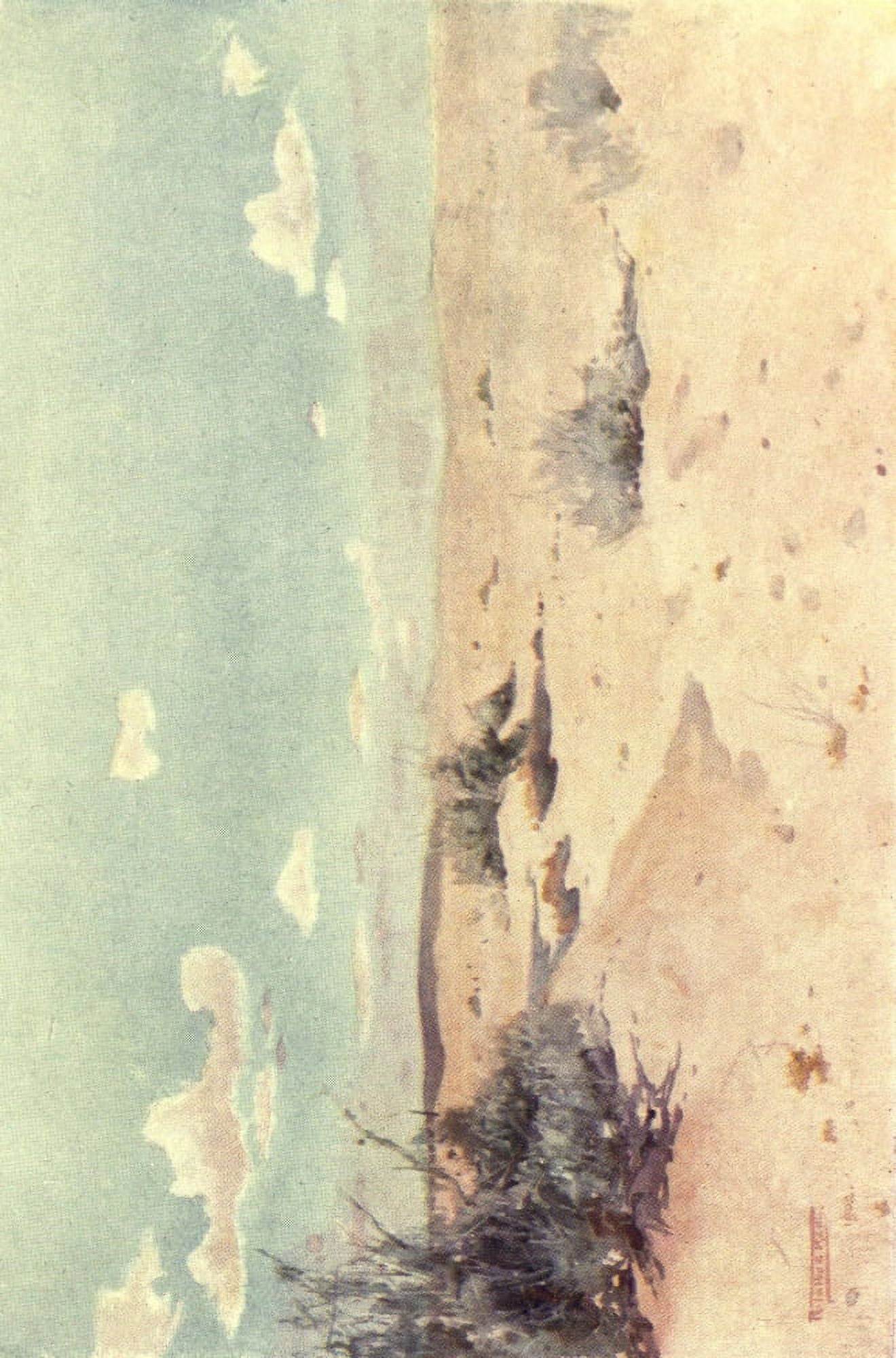 Egypt 1903 A desert study at Tel-El-Kebir Canvas Art - Robert Talbot Kelly (24 x 36)