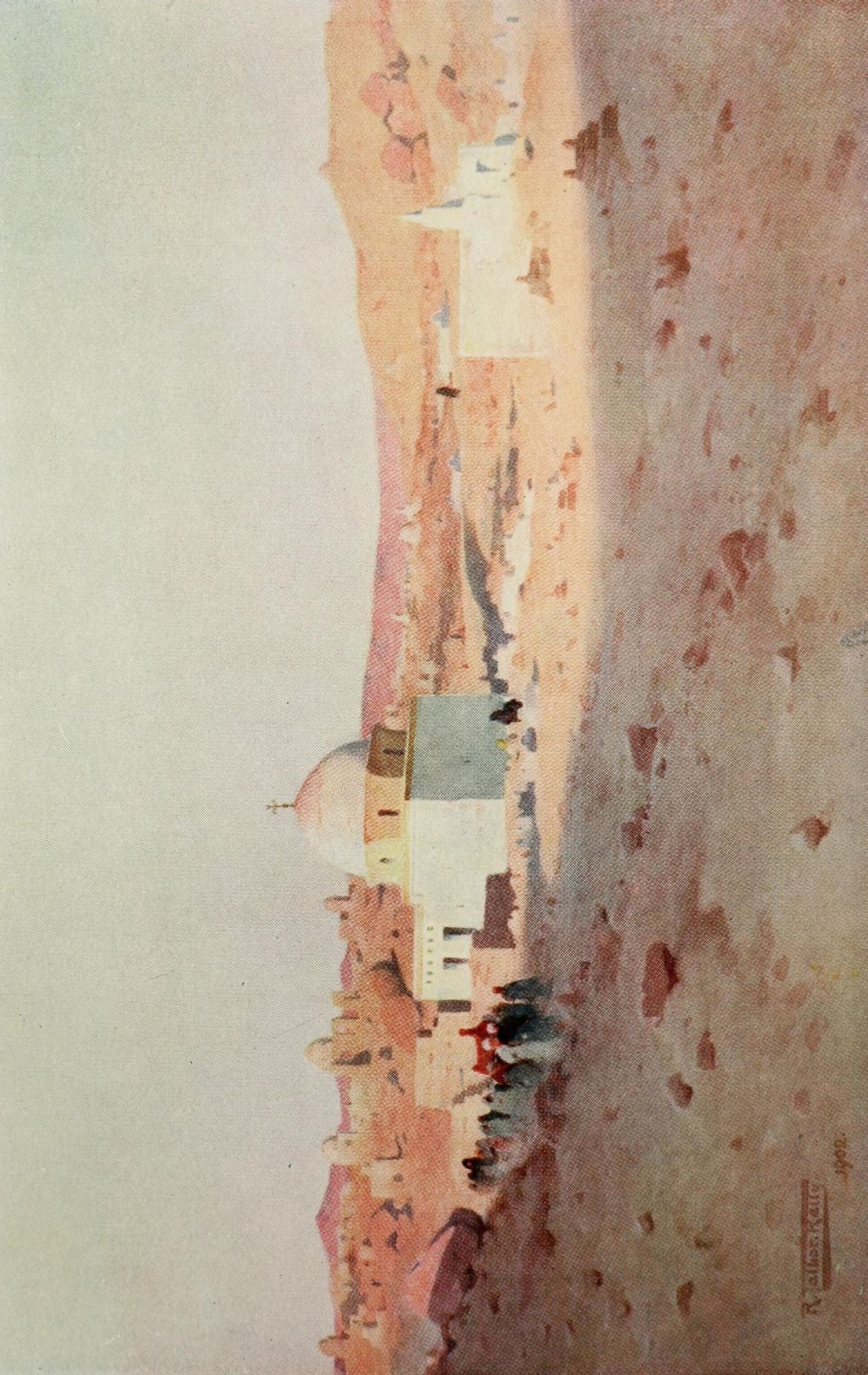Egypt 1903 Cufic cemetary Assuan Canvas Art - Robert Talbot Kelly (18 x 24)