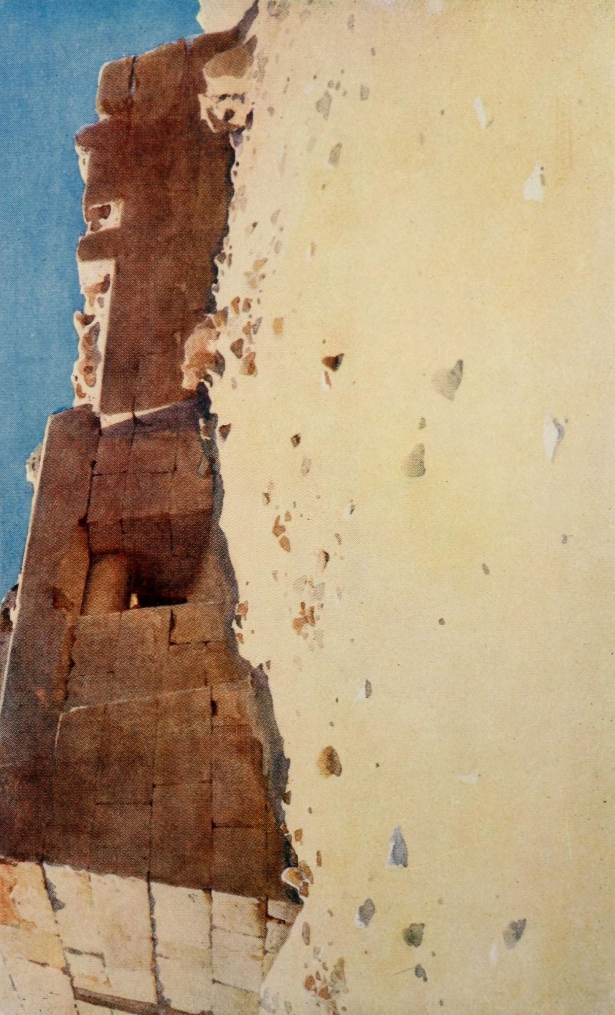 Egypt 1903 Mastaba below the second pyramid Canvas Art - Robert Talbot Kelly (24 x 36)