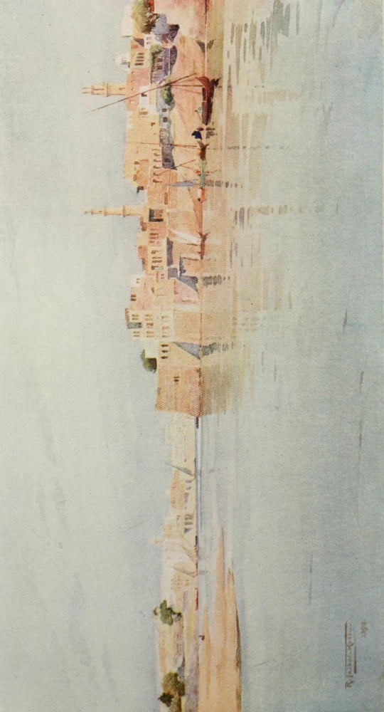 Egypt 1903 Mit Gamr on the lower Nile Canvas Art - Robert Talbot Kelly (18 x 24)