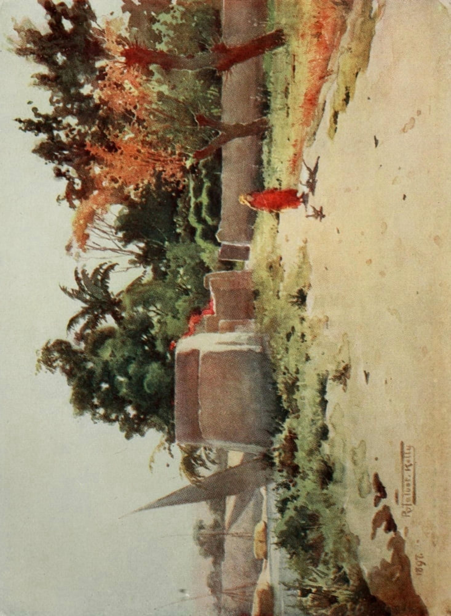 Egypt 1903 On the island of Rhoda Canvas Art - Robert Talbot Kelly (18 x 24)