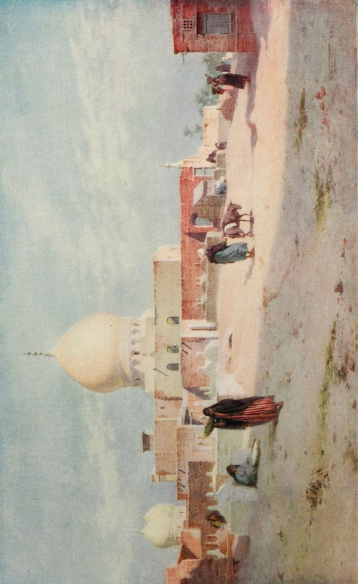 Egypt 1903 Sheykhs tomb at Damietta Canvas Art - Robert Talbot Kelly (18 x 24)