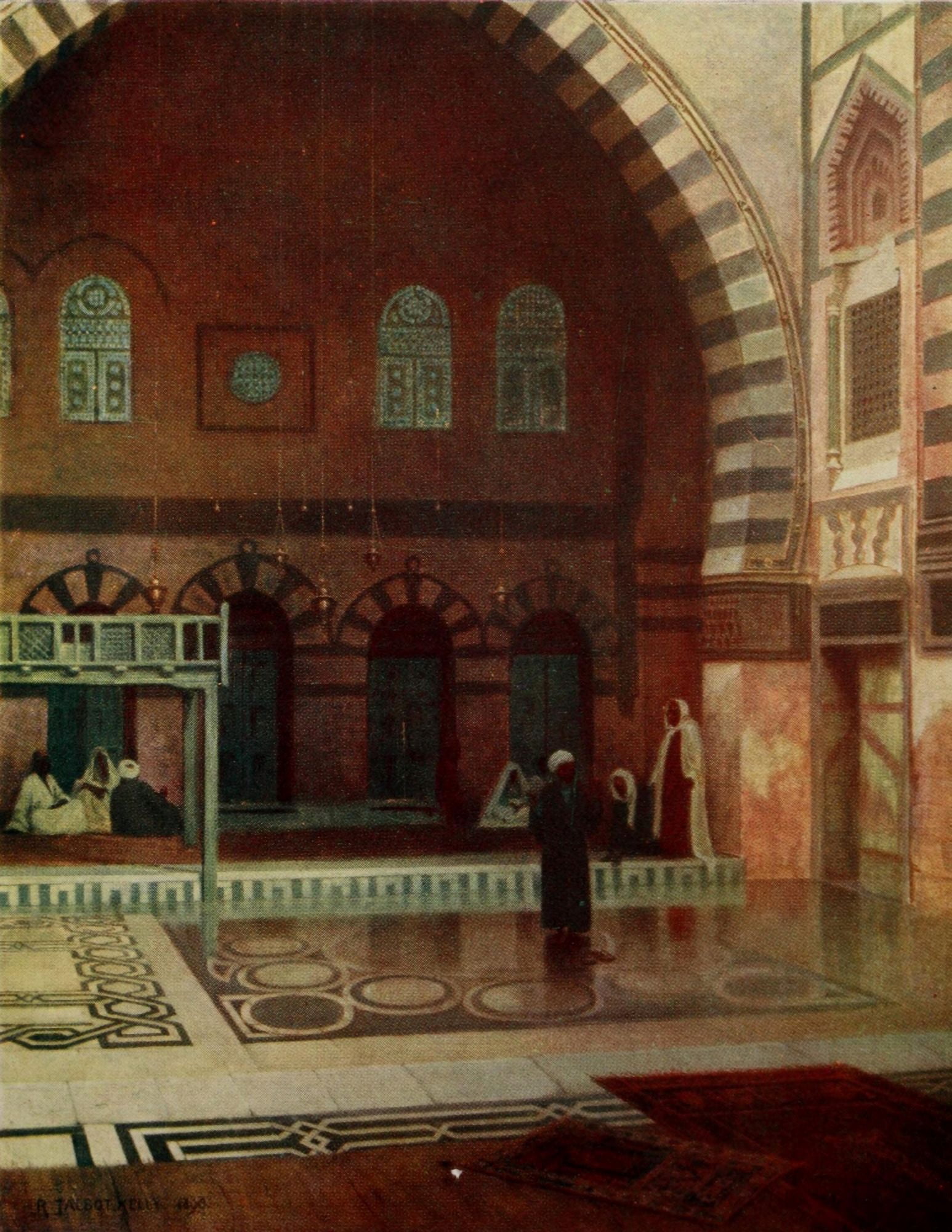 Egypt 1903 The House of Prayer Canvas Art - Robert Talbot Kelly (24 x 36)