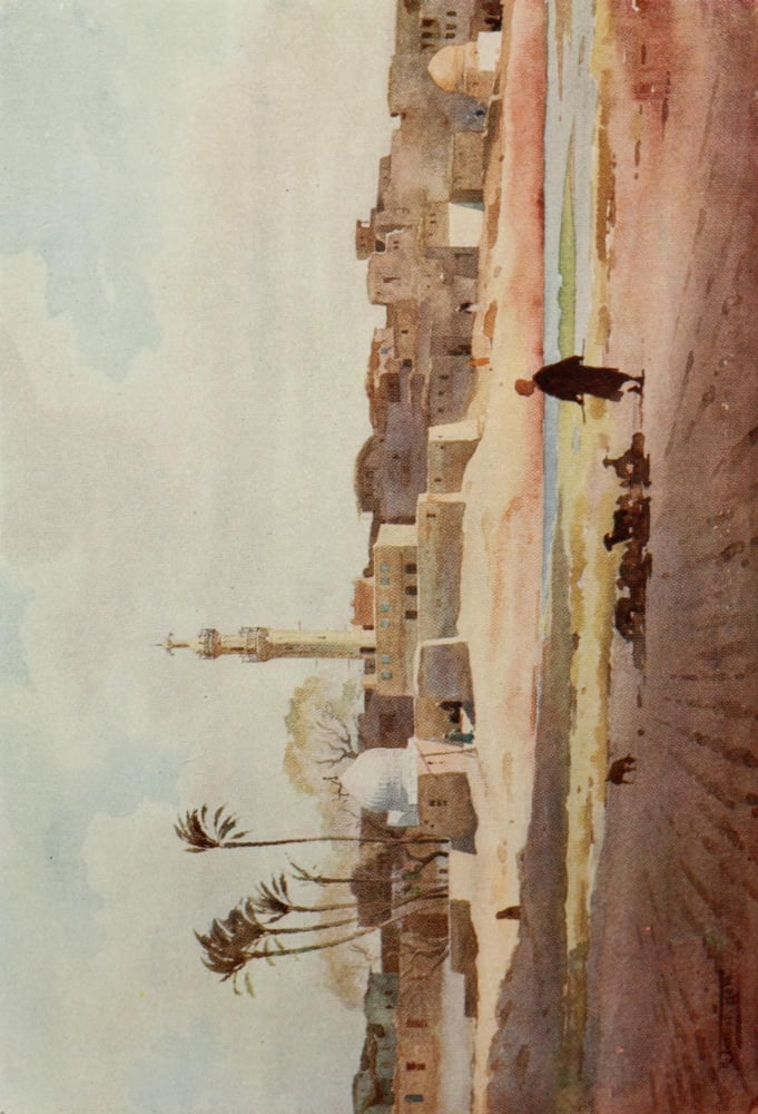 Egypt 1903 The village of Salamun Canvas Art - Robert Talbot Kelly (24 x 36)