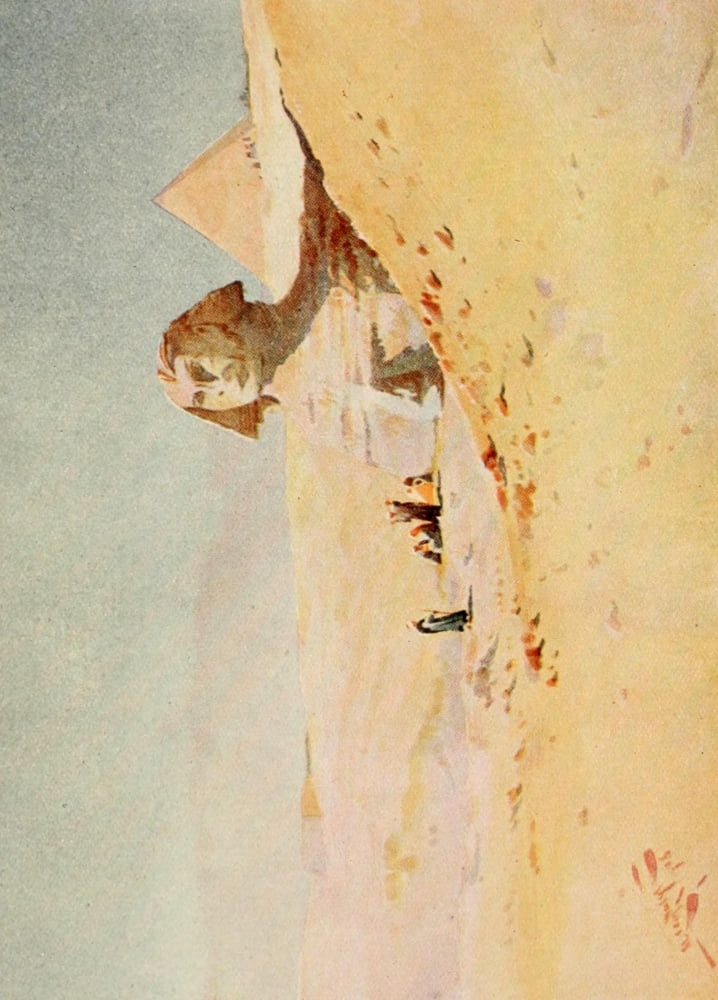 Egypt 1910 The Sphinx from the Desert Canvas Art - Augustus Osborne Lamplough (24 x 36)