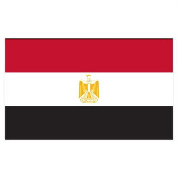Egypt 3ft x 5ft Printed Polyester Flag