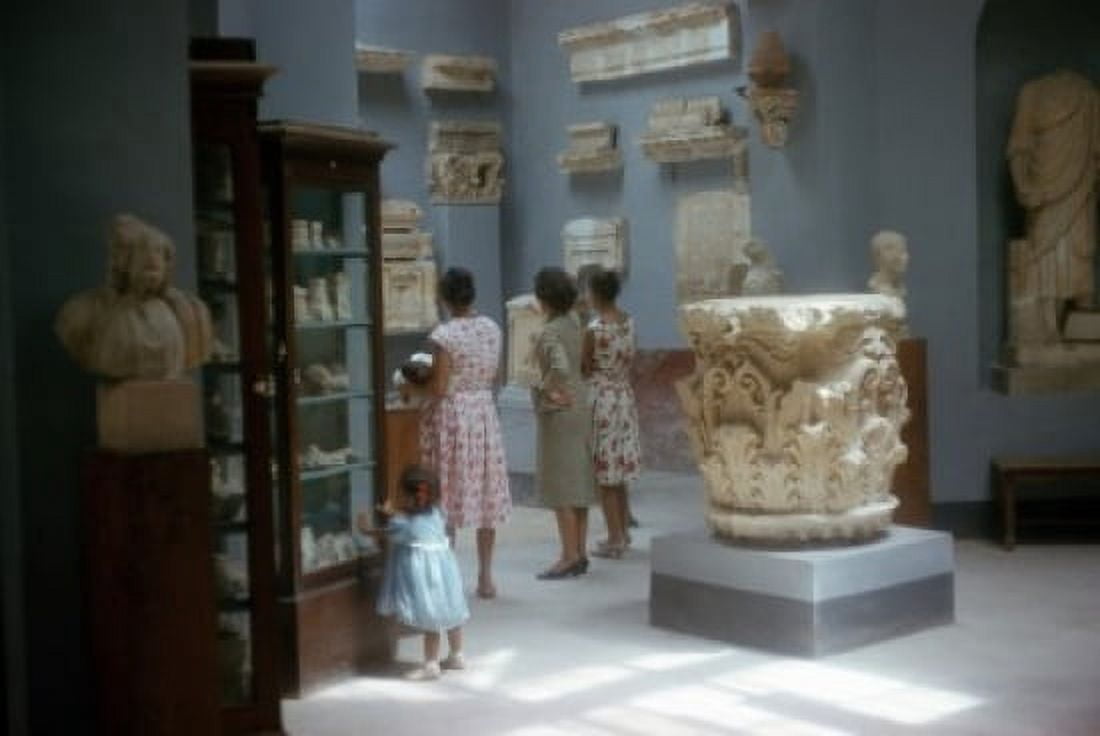 Egypt Alexanderia Egyptian Museum interiors Canvas Art - (18 x 24)