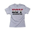 thumbnail image 1 of Egypt Badminton - Olympic Games - Rio - Flag Girl's Cotton Youth Grey T-Shirt, 1 of 2