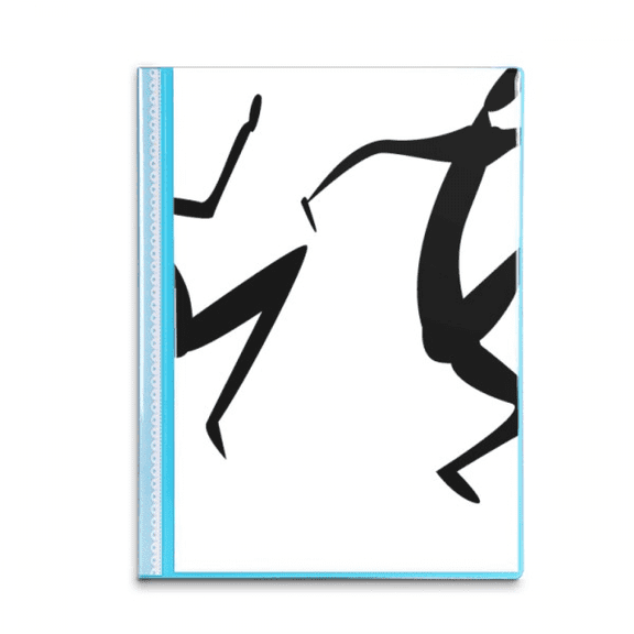 Egypt Dance Totem  Fresco Funny Book Sheet Protectors Portfolio Binder Folder