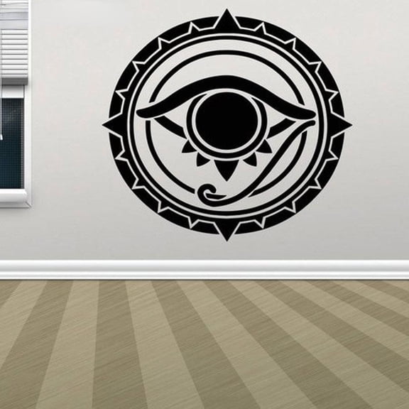 Egypt Egyptian God Pharaoh Cat Seth Ra Ankh Ancient Culture Pyramid Wall Sticker Vinyl Art Home Decor Interior Mural Decals 42x42cm