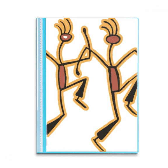 Egypt Figure Dancing Funny Pattern Book Sheet Protectors Portfolio Binder Folder