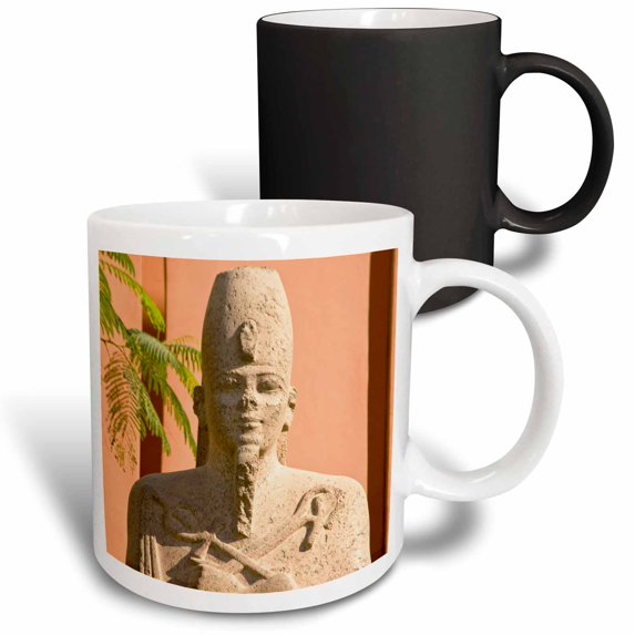 3drose, Egypt, Luxor. Pharaonic Statue, Luxor Museum-af14 Dbr0175 - Dave Bartruff, 11oz Magic Transforming Mug