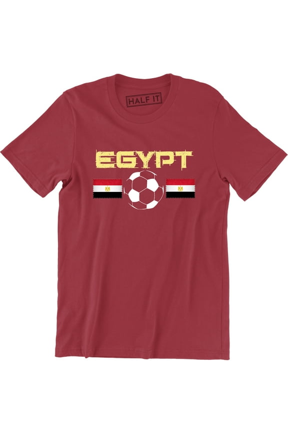 Egypt Soccer Ball Game Sports Egyptian Football Team Fan Men's T-Shirt