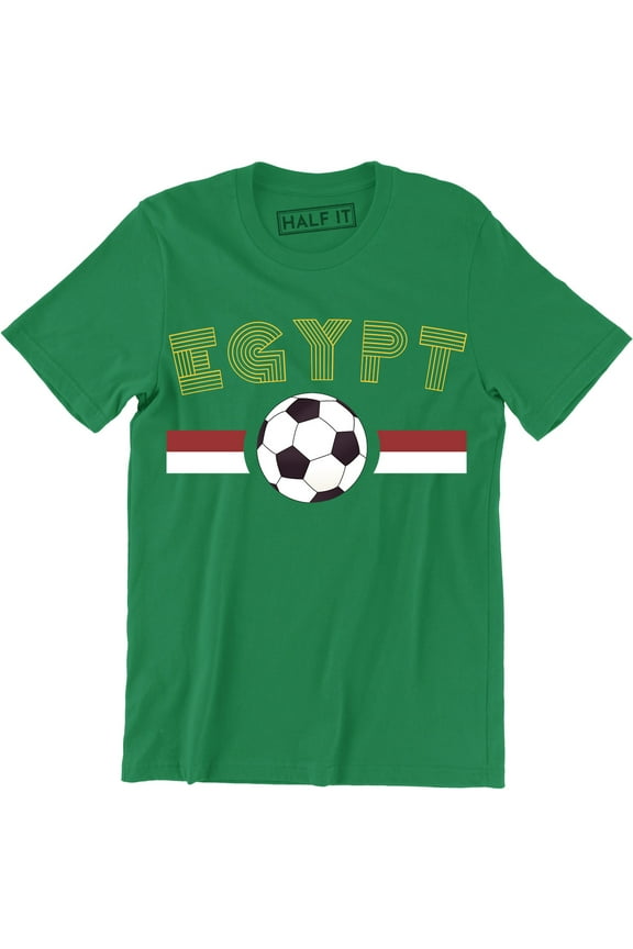 Egypt Soccer Ball Game Sports Egyptian Football Team Fan Men's Tee Shirt