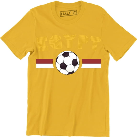 Egypt Soccer Ball Game Sports Egyptian Football Team Fan Men's Tee Shirt