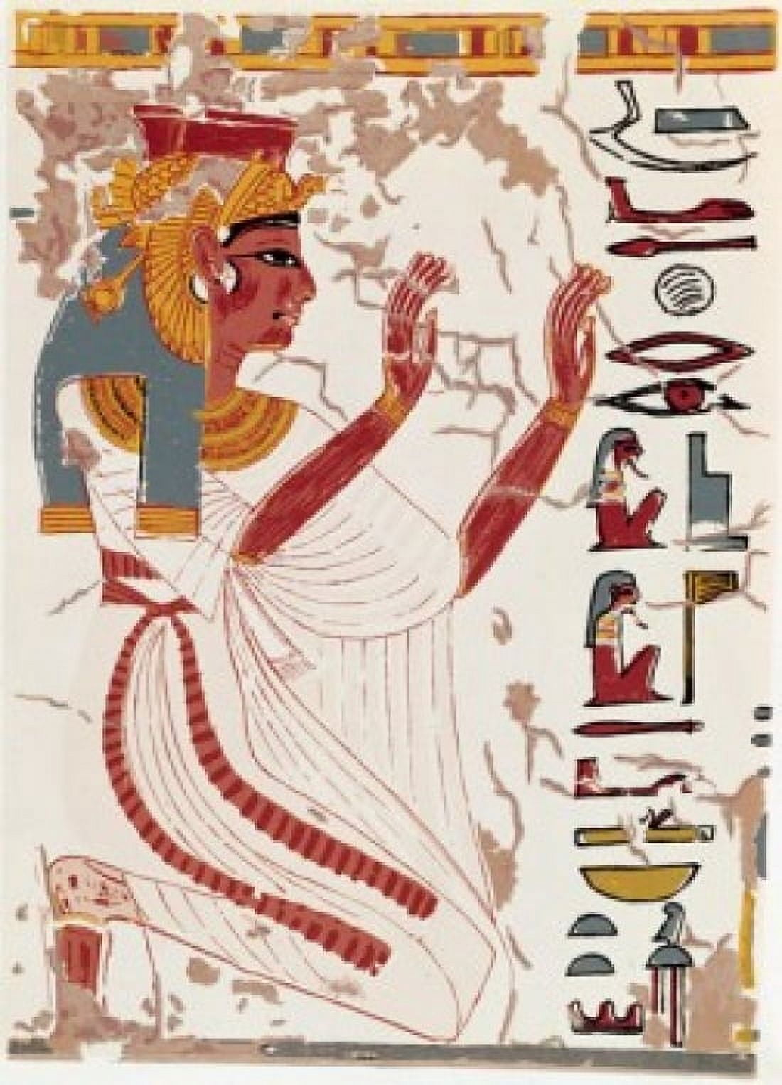 Egypt Thebes Valley of the Queens Nefertiti Tomb Nefertiti 1300-1200 BC Canvas Art - (18 x 24)