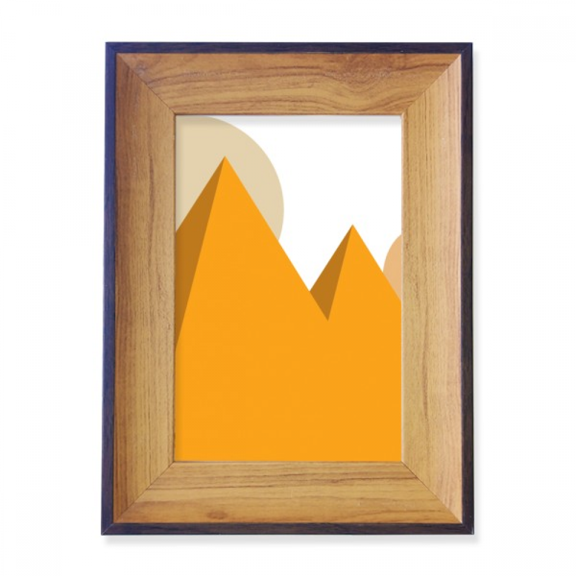 Egypt Yellow Sphinx Pyrads Sun Photo Frame Exhibition Display Art Desktop Painting