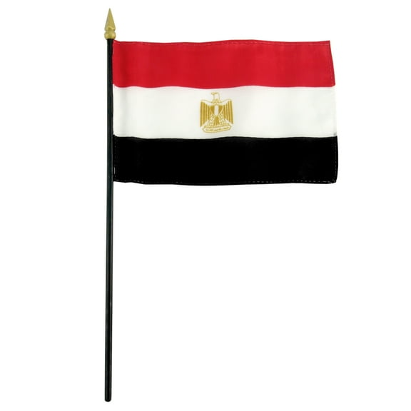Egypt flag 4 x 6 inch - 12 PK