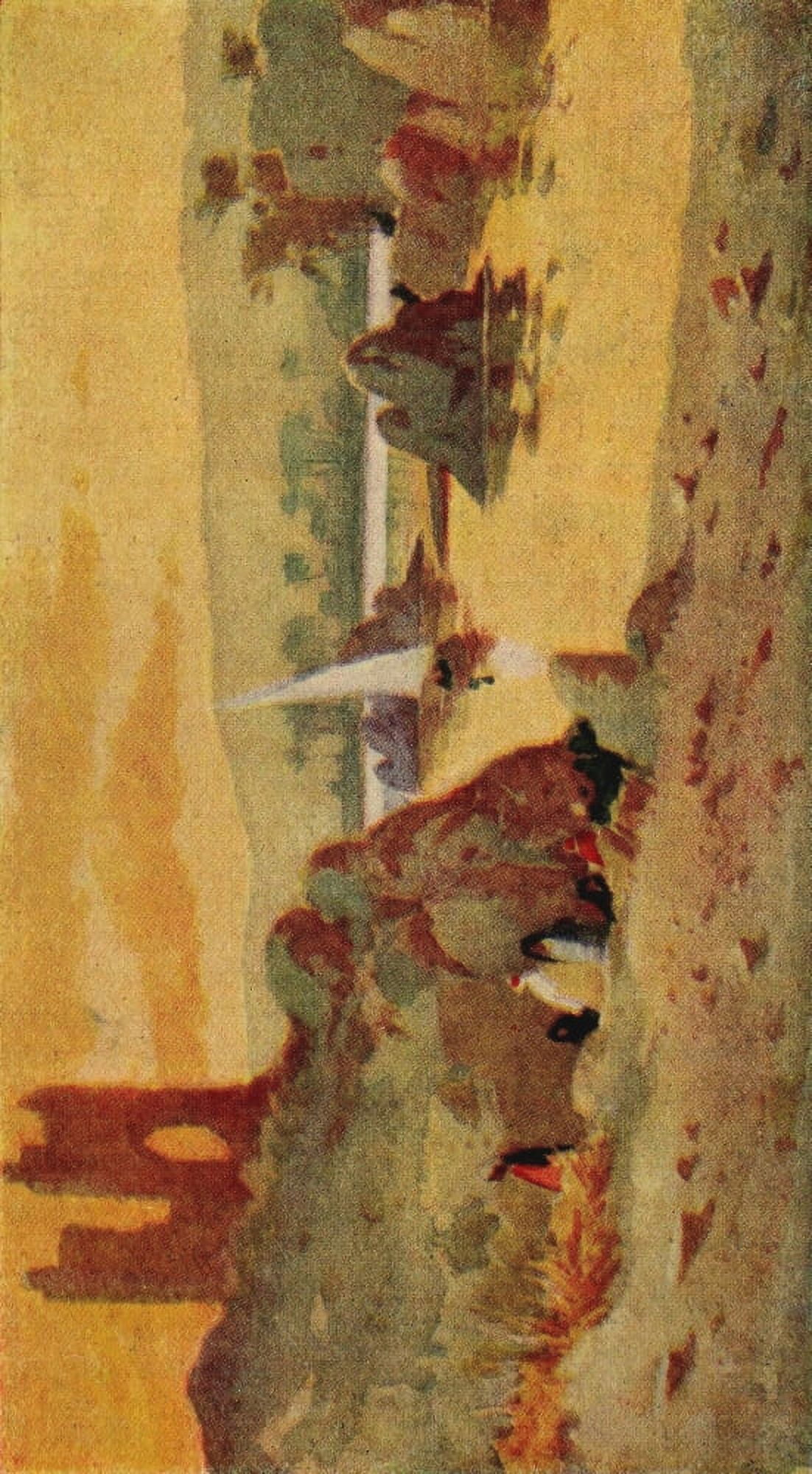 Egypt & how to see it 1907 At Assouan looking south Canvas Art - Augustus Osborne Lamplough (18 x 24)