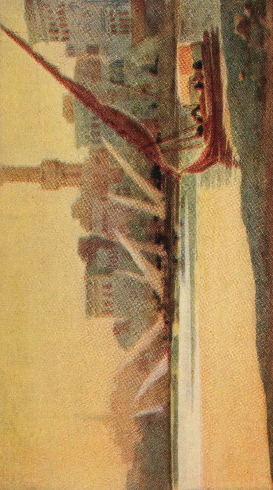 Egypt & how to see it 1907 At Damietta Canvas Art - Augustus Osborne Lamplough (18 x 24)