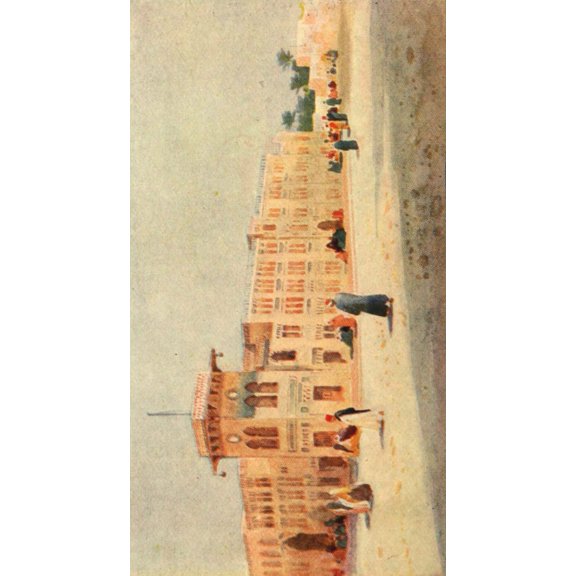 Egypt & how to see it 1907 Cairo Railway Station Canvas Art - Augustus Osborne Lamplough (18 x 24)