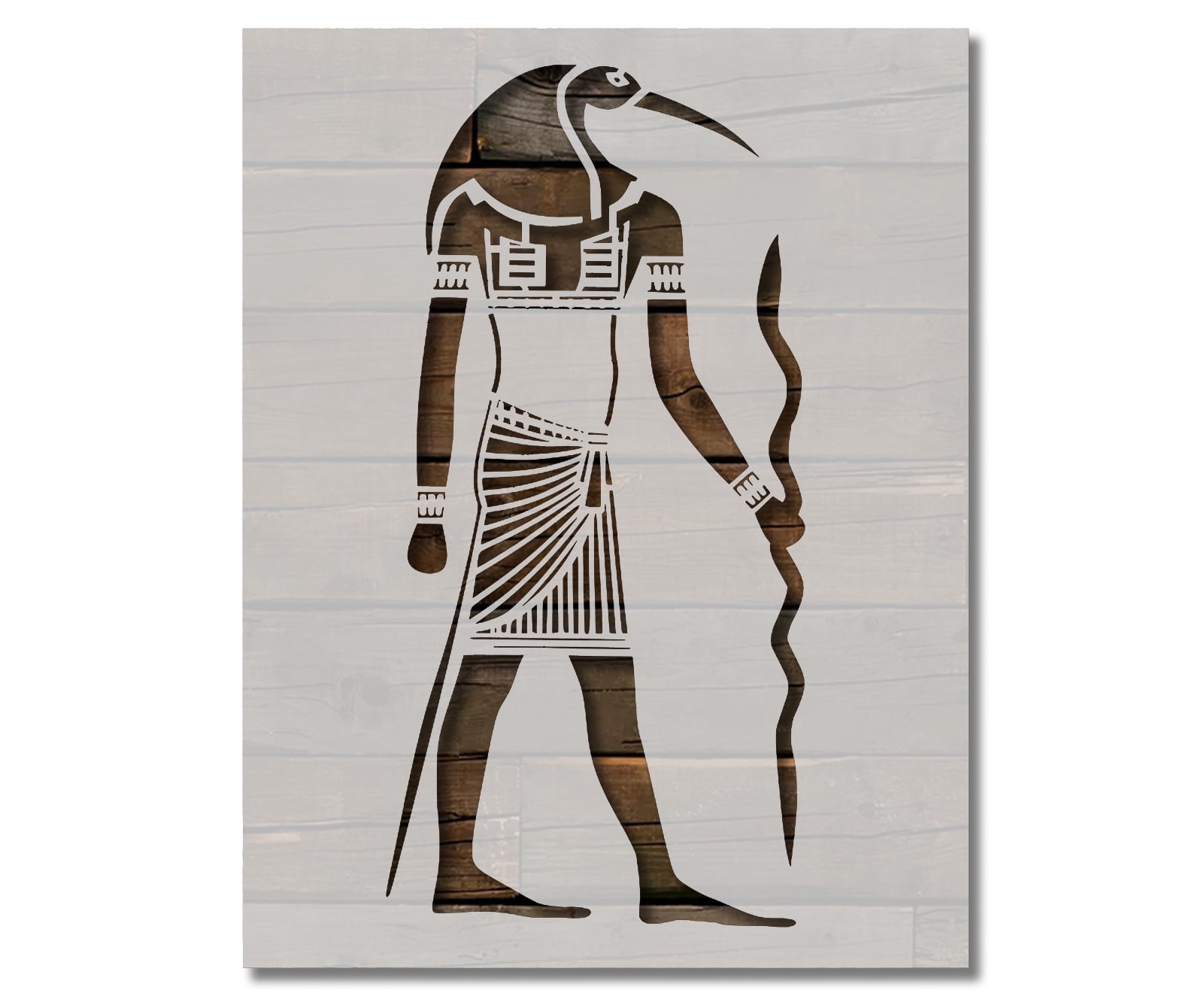 Egyptain God Thoth Stencil Template Reusable 8.5 x 11 Inches for ...