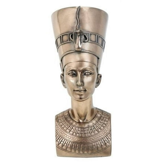 Egyptian 7" Nefertiti (Bronze) - Collectible Figurine Statue Figure