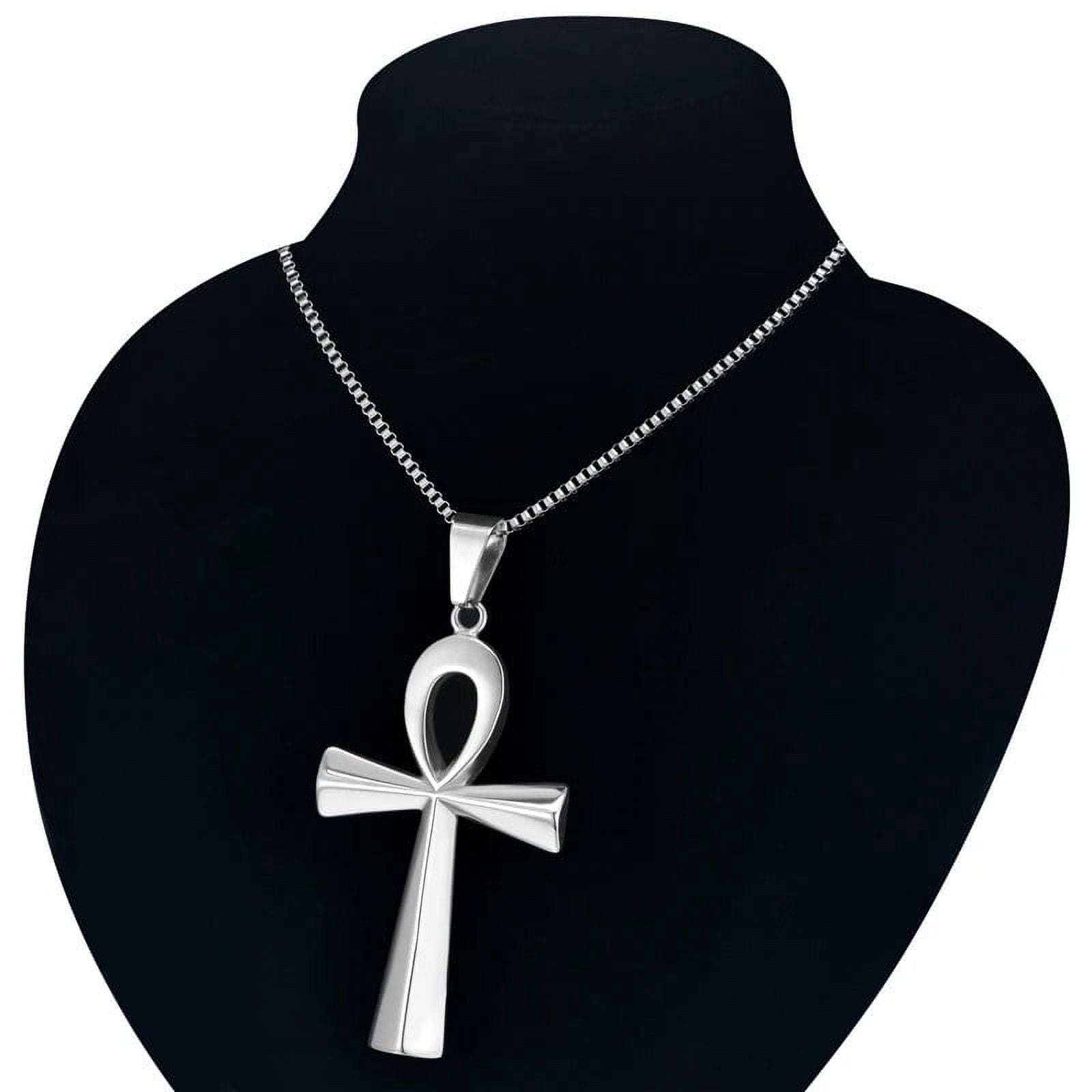 Egyptian Ankh Cross Pendant Necklace 19