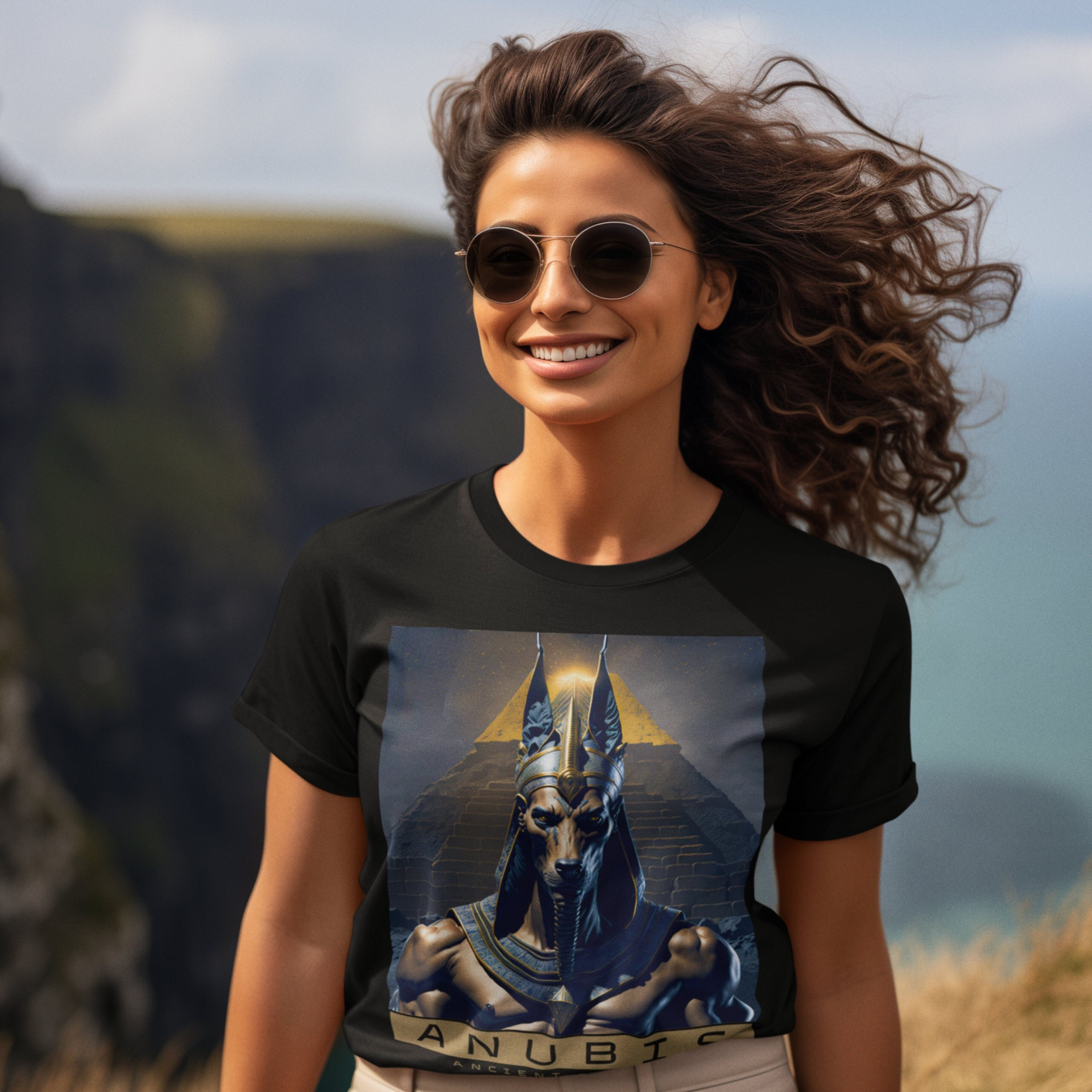 Egyptian Anubis Shirt, Connect with Ancestral Gods and History