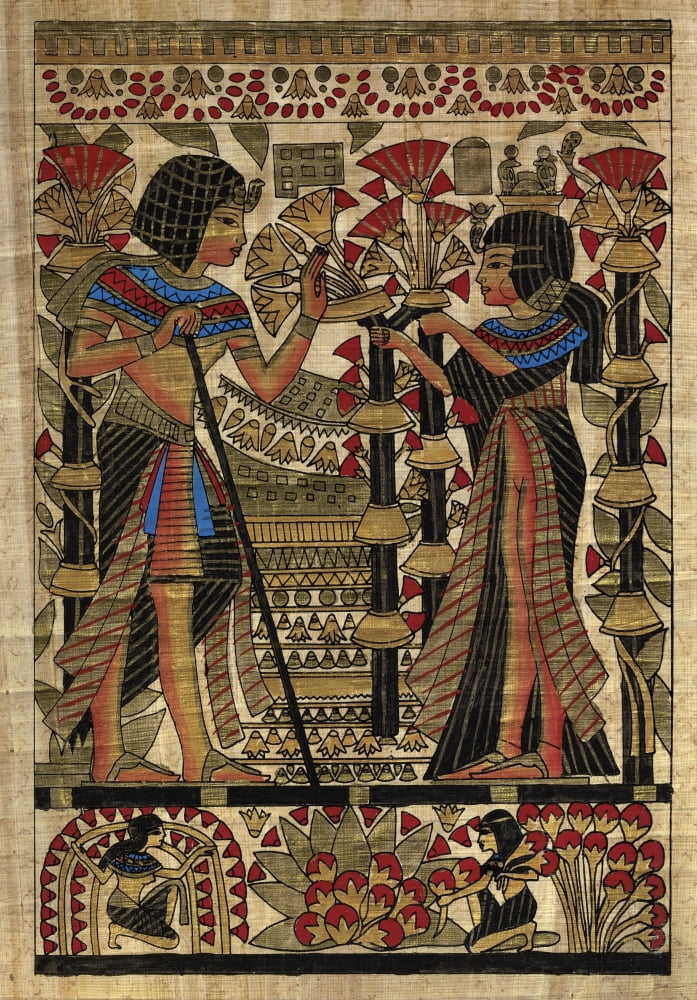 Egyptian Art Canvas Art - (18 x 24)