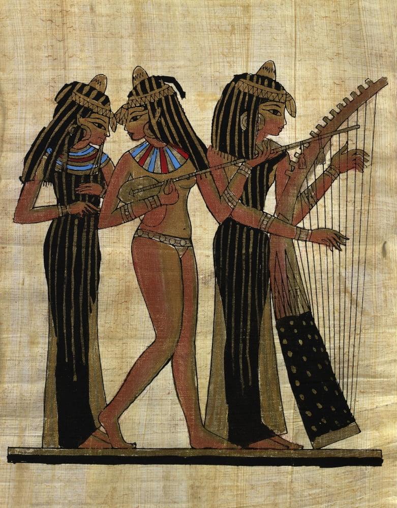 Egyptian Art Canvas Art - (24 x 36)