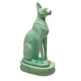Egyptian Bastet Cat Statue Large Patina Made in Egypt