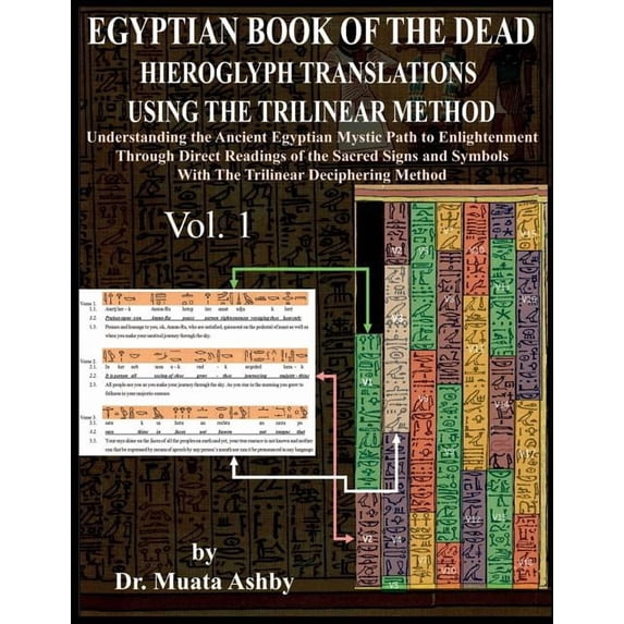 Egyptian Book of the Dead Hieroglyph Translations Using the Trilinear Method: Understanding the Mystic Path to Enlightenment Through Direct Readings o