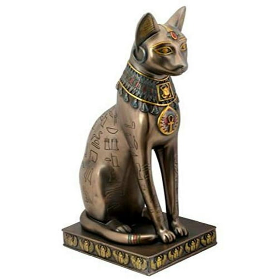 Egyptian Bronze Bastet Collectible Figurine