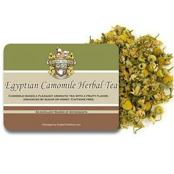Egyptian Camomile Caffeine Free Herbal Tea - Loose Leaf Pouches - 8oz