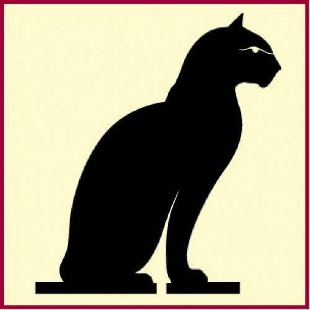 Egyptian Cat Stencil Hieroglyphics Classic Egyptian Symbol Egyptian