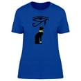 thumbnail image 1 of Egyptian Cat With Sun Eye T-Shirt Women -Image by Shutterstock, Female x-Large, 1 of 2