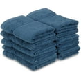 thumbnail image 1 of Egyptian Cotton 600 GSM, 10-Piece Face Towel Set Sapphire, 1 of 1