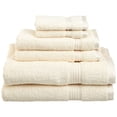 thumbnail image 1 of Egyptian Cotton 600 GSM, 6-Piece Towel Set, 2 Bath, 2 Hand, 2 Face Ivory, 1 of 1