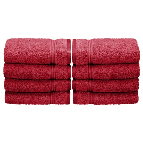 Egyptian Cotton 600 GSM, 8-Piece Hand Towel Set Taupe